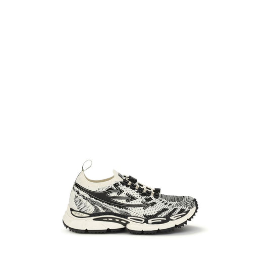 Off-White Multicolor Polyethylene Athletic Sneakers