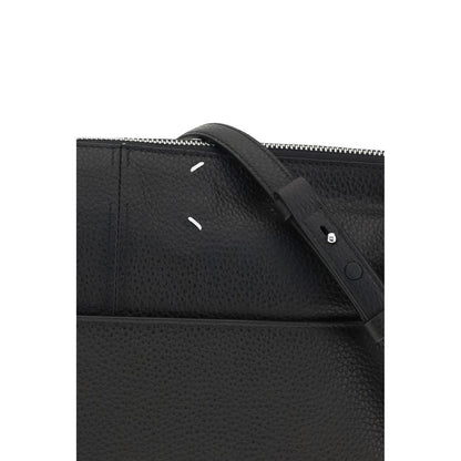 Maison Margiela Black Calf Leather Bos Taurus Clutch Bag