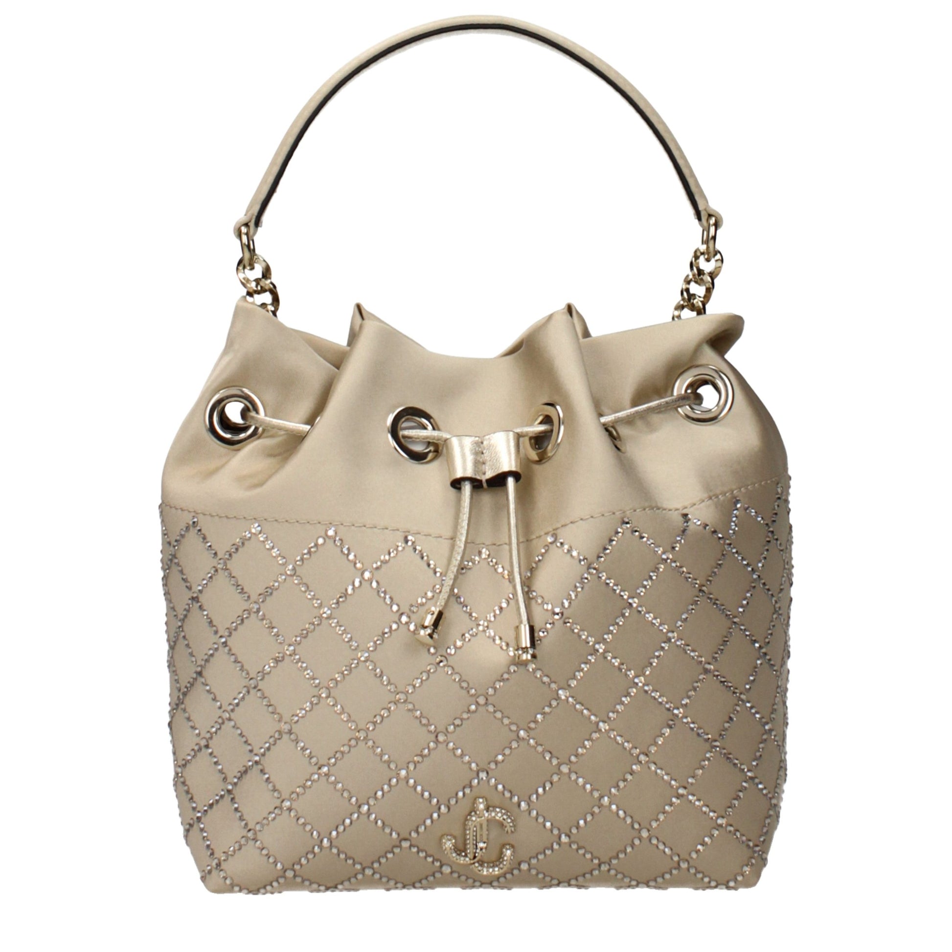 Jimmy Choo Gold Satin Handbag