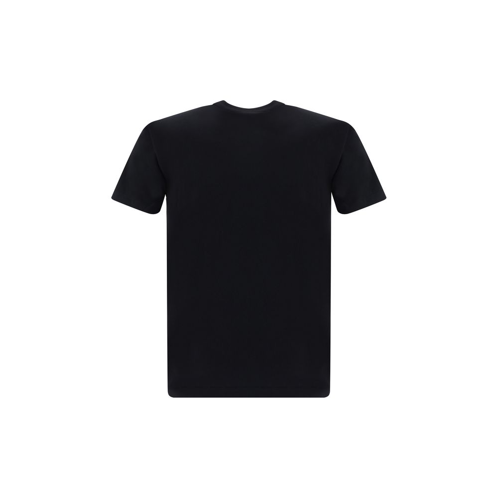 Comme Des Garçons Play Black Cotton T-Shirt