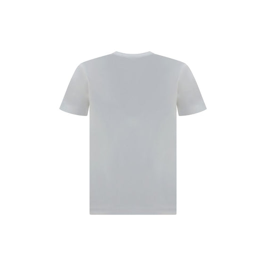 Comme Des Garçons Play White Cotton T-Shirt