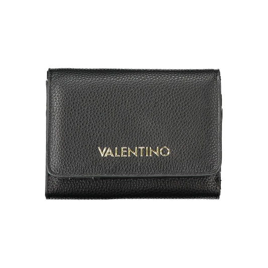 Valentino Black Polyurethane Women's Wallet