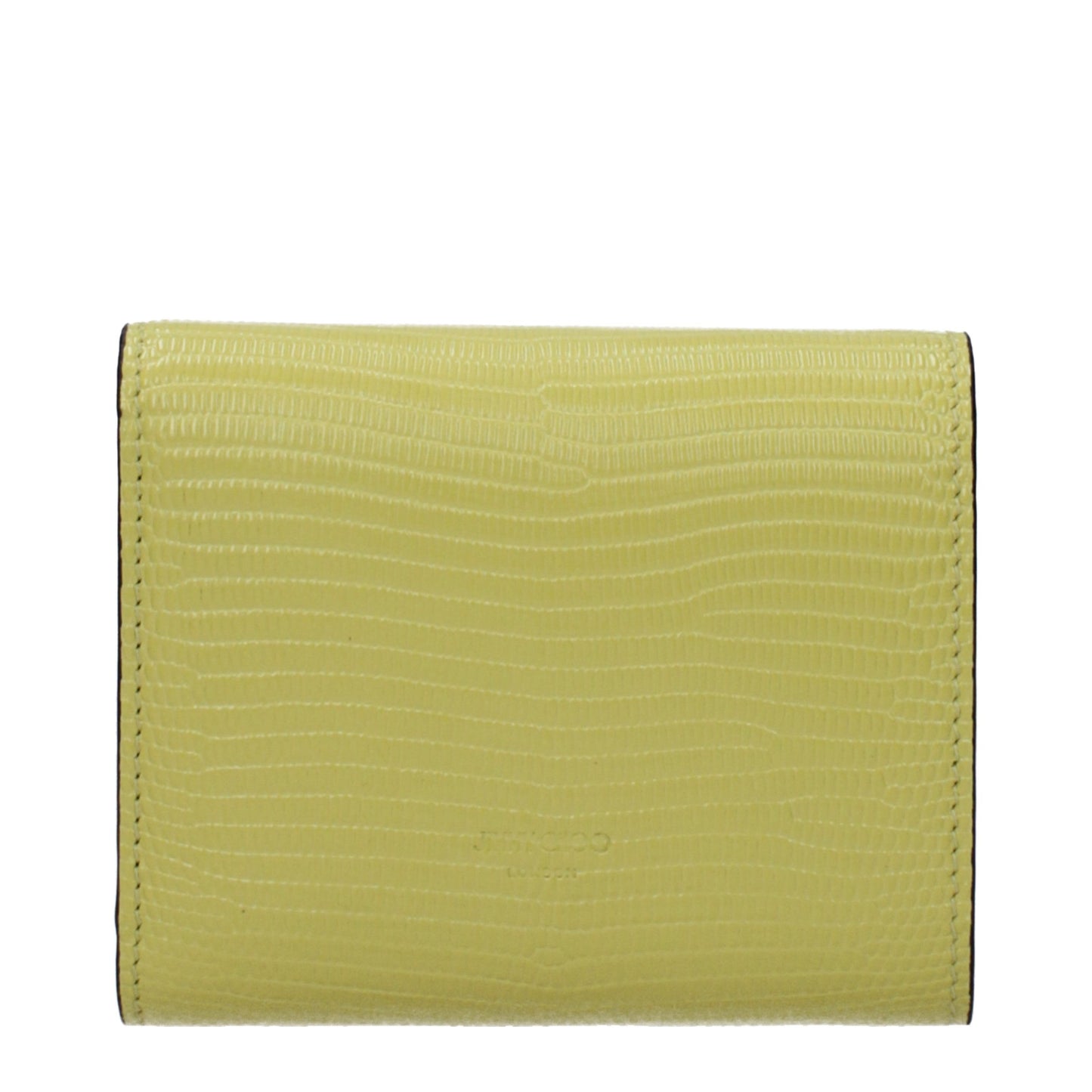 Jimmy Choo Yellow Leather Wallet