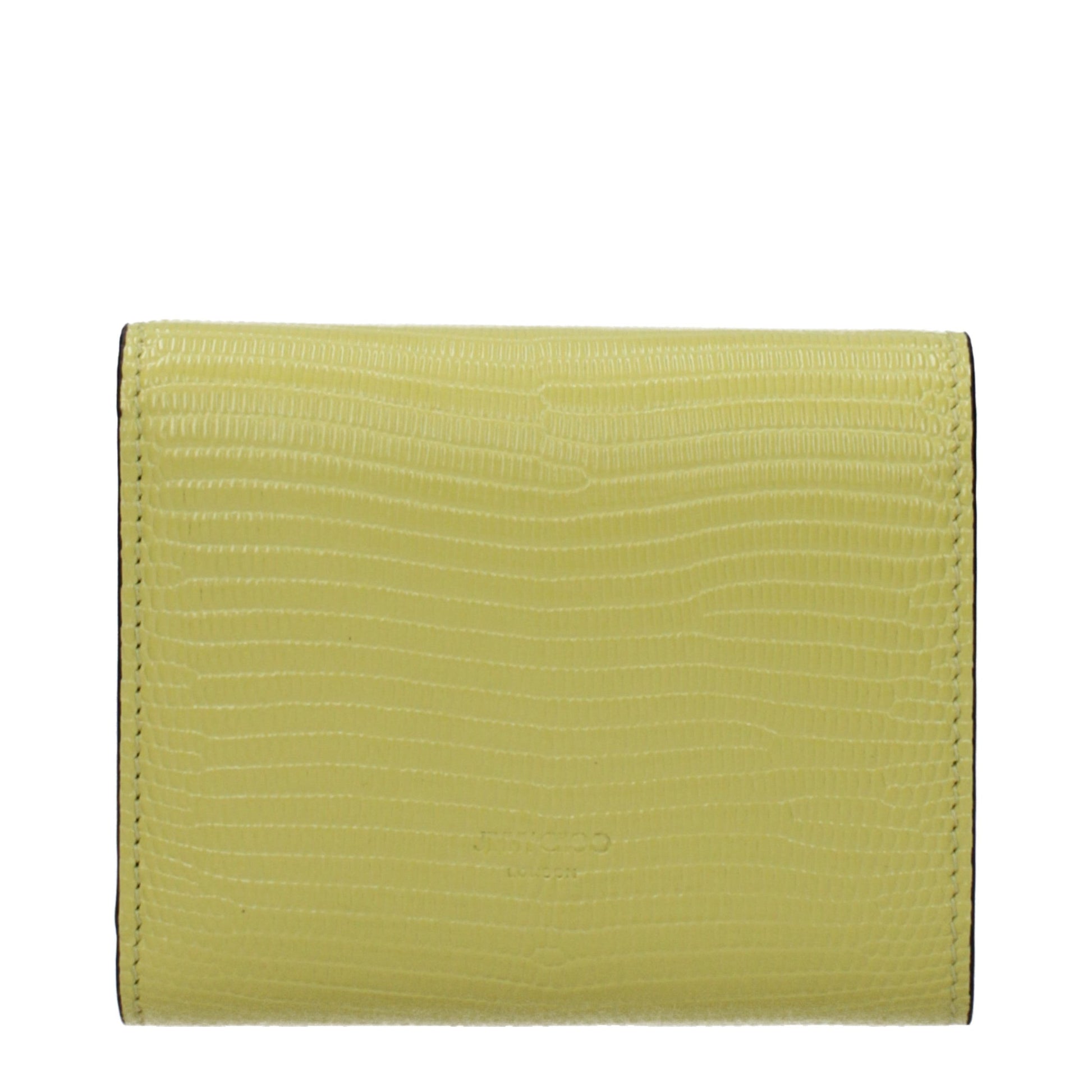 Jimmy Choo Yellow Leather Wallet
