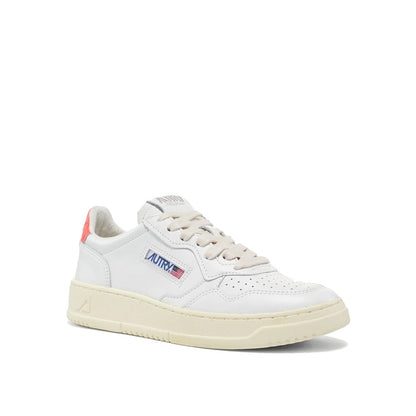 Autry White Leather Sneakers