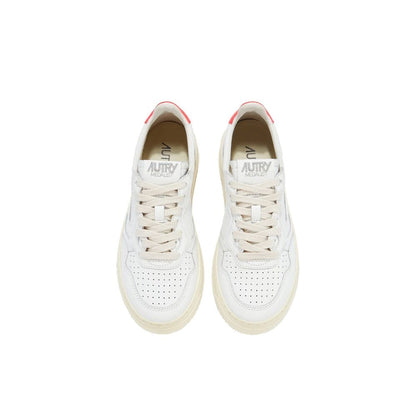 Autry White Leather Sneakers