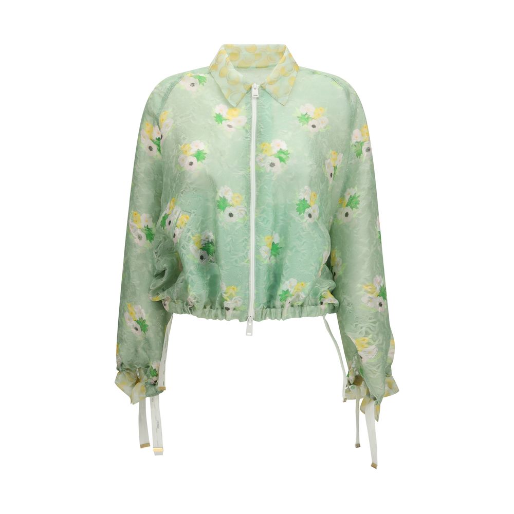 Fendi Bicolor Silk Bomber