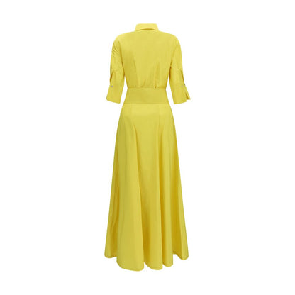 Sara Roka Bicolor Silk Casual Dress