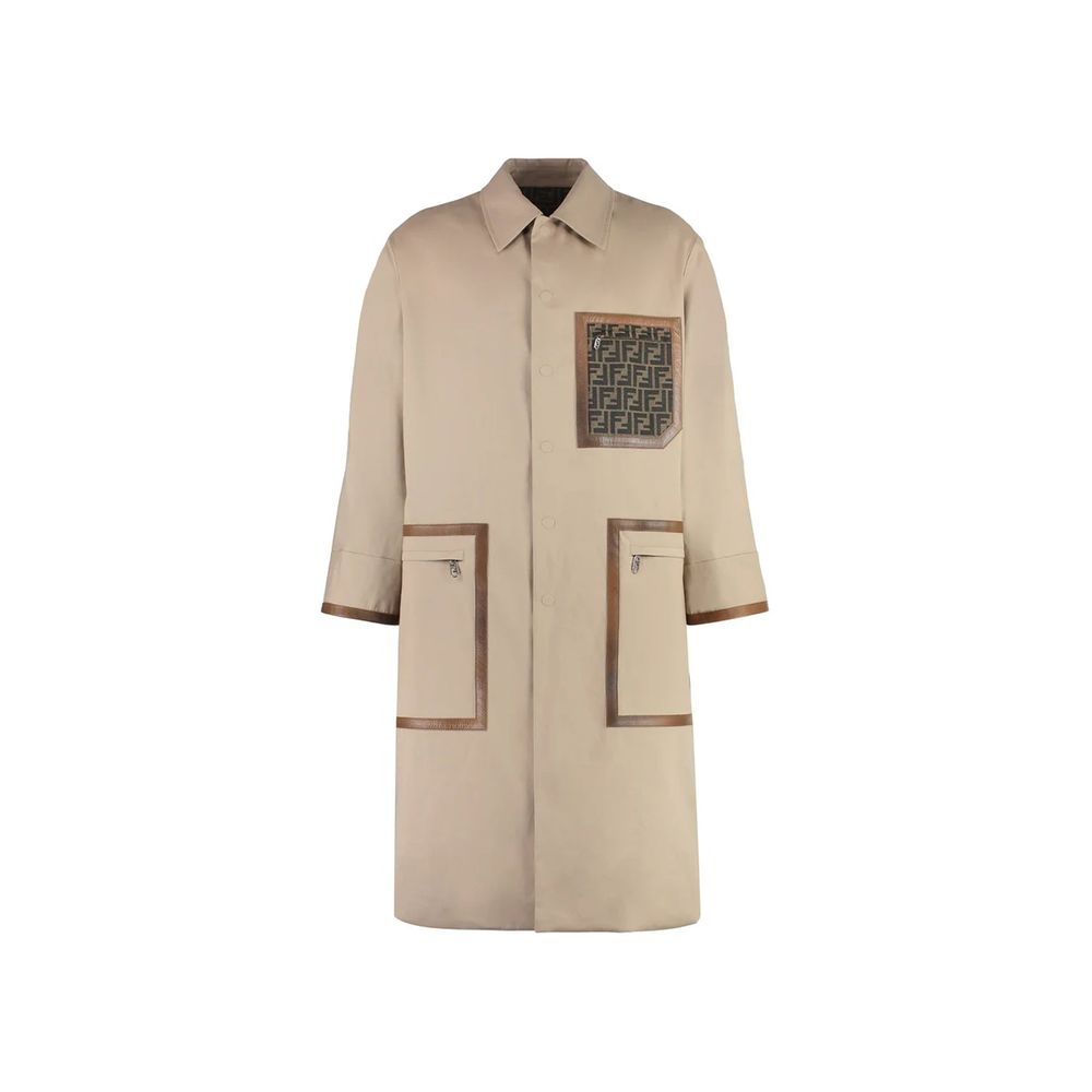 Fendi Beige Cotton Coat