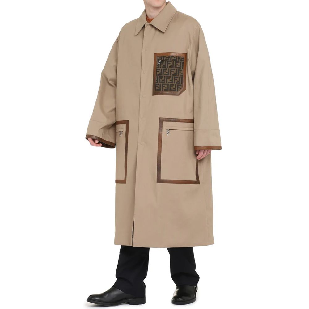 Fendi Beige Cotton Coat