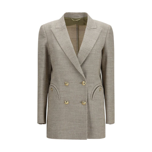 Blazé Milano Beige Cotton Blazer