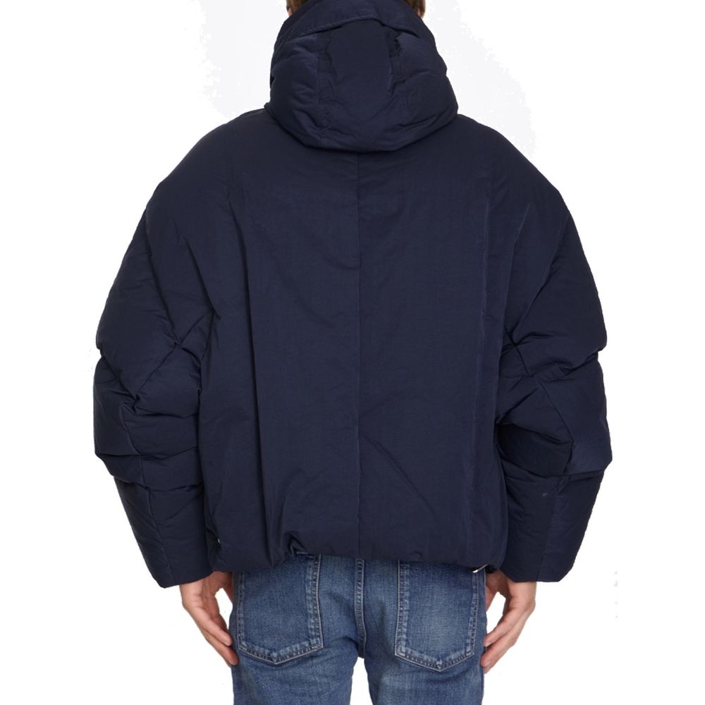 Bottega Veneta Blue Polyamide Coat