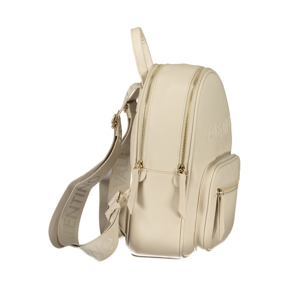 Valentino Beige Polyethylene Backpack
