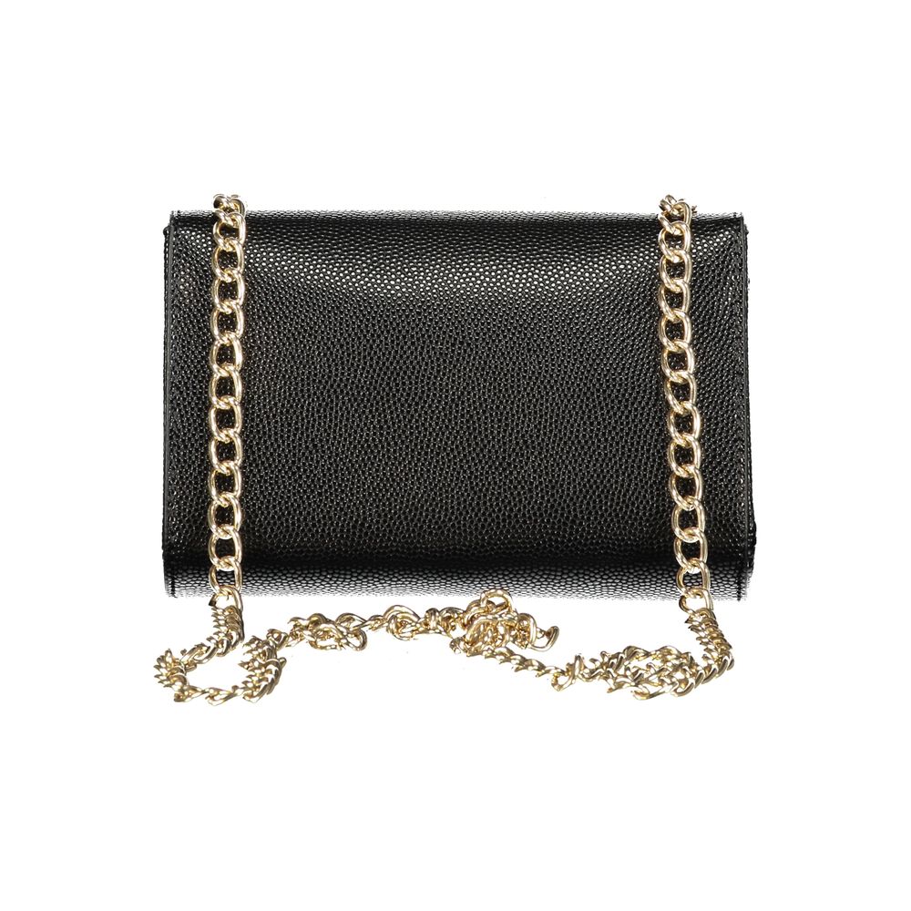 Mario Valentino Black Polyurethane Women's Bag