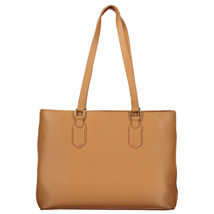 Valentino Brown Polyethylene Handbag