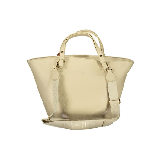Valentino Beige Polyethylene Handbag