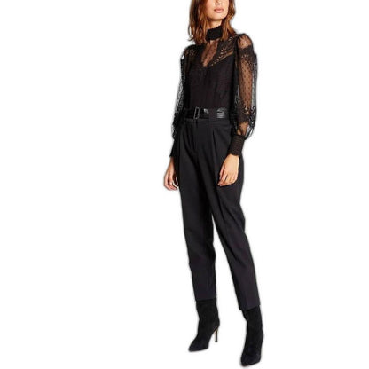 Morgan De Toi Black Viscose Bodysuit