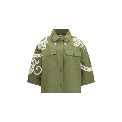 Max Mara Bicolor Cotton Coat