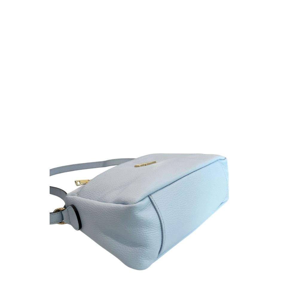 Baldinini Trend Blue Cowhide Crossbody Bag