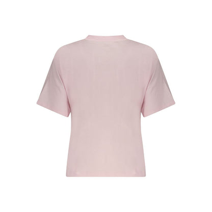 Guess Jeans Pink Cotton Womens TShirt