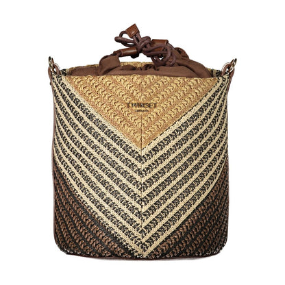 Twinset Brown Polyester Women's Bag with Adjustable Strap