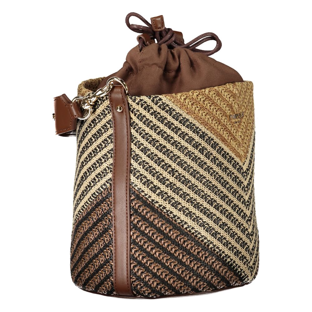 Twinset Brown Polyester Women's Bag with Adjustable Strap