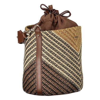 Twinset Brown Polyester Women's Bag with Adjustable Strap