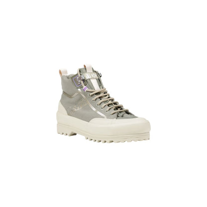 Superga Green Fabric Athletic Sneakers