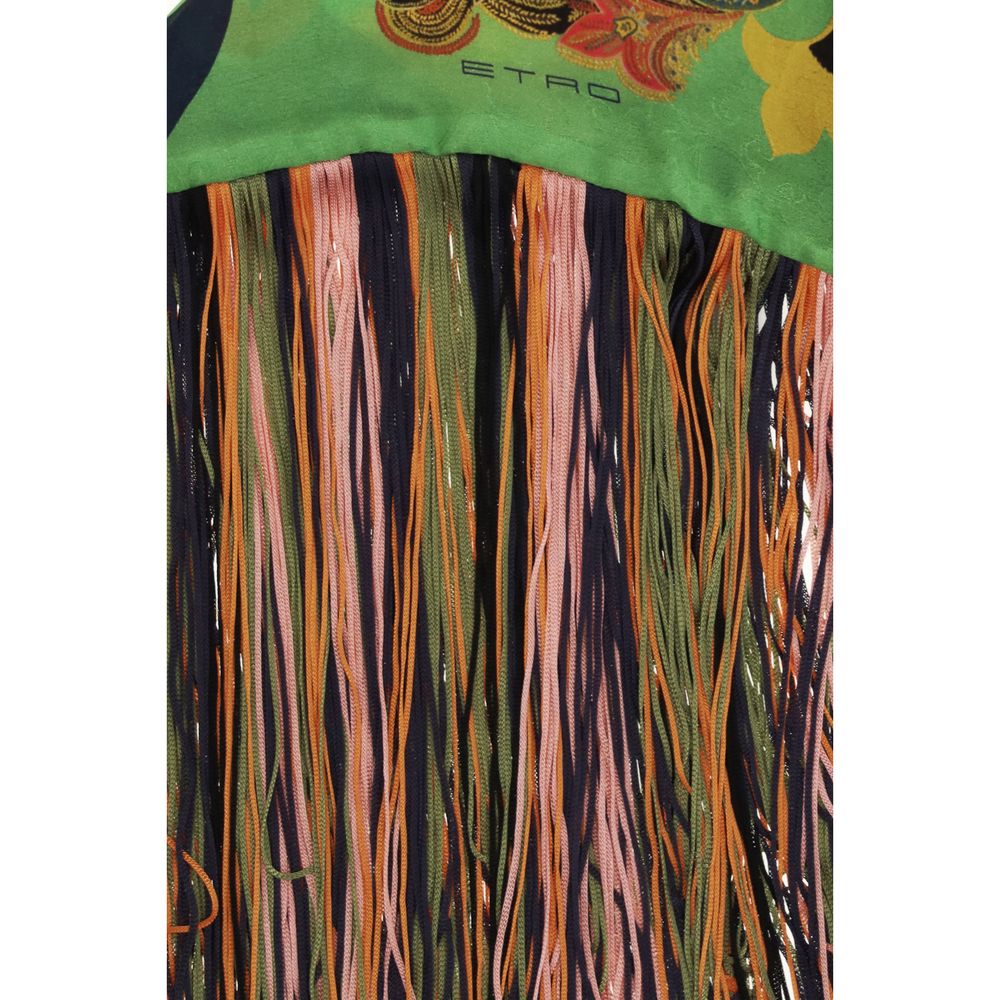 Etro Multicolor Silk Scarf