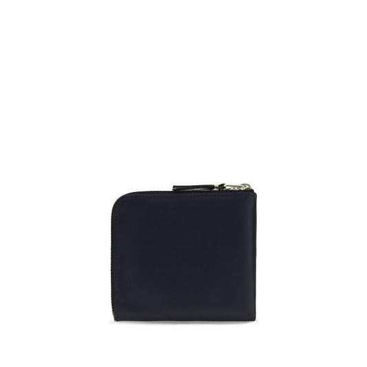 Comme Des Garçons Blue Calf Leather Bos Taurus Wallet