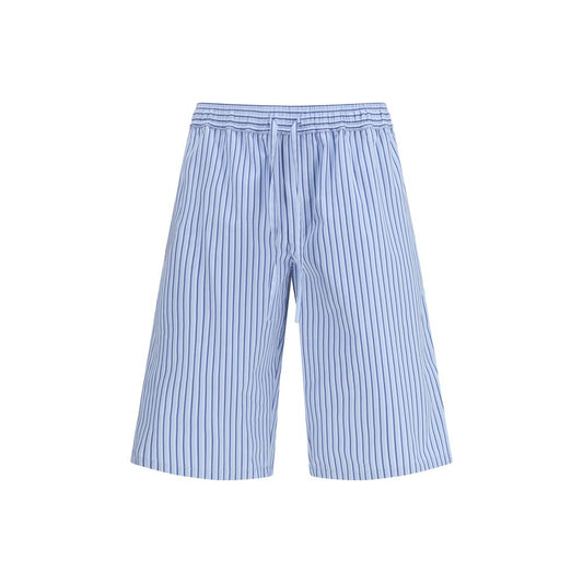 Dolce & Gabbana Blue Cotton Bermuda Shorts
