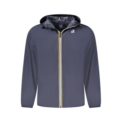 K-WAY Blue Fabric Men Jacket