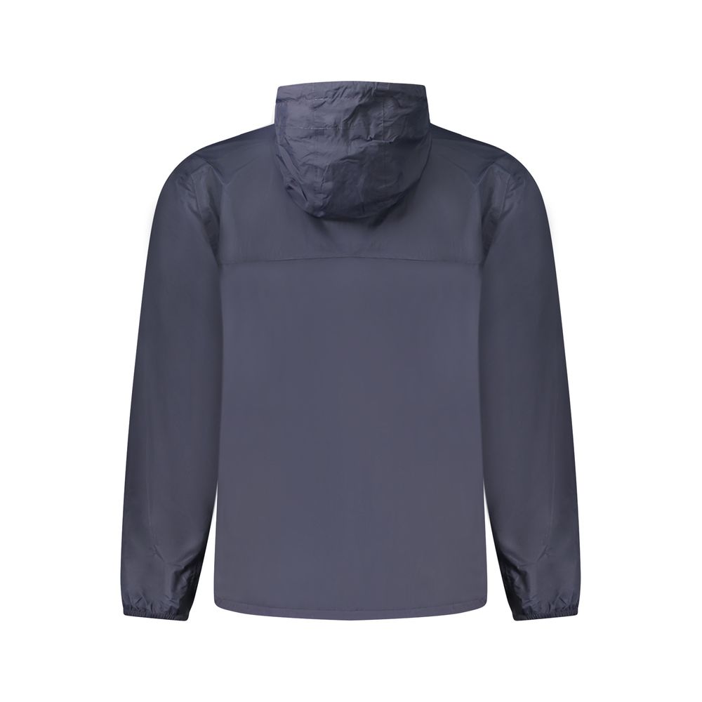 K-WAY Blue Fabric Men Jacket