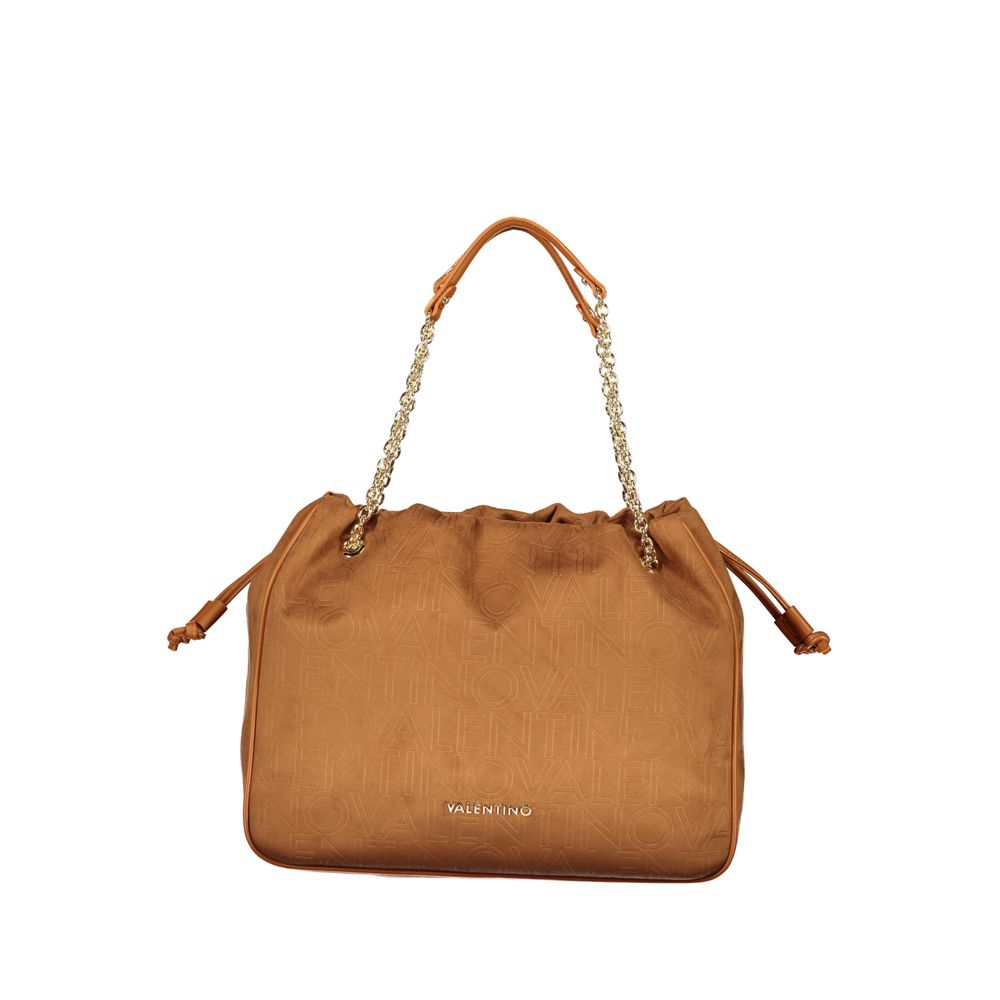 Valentino Brown Polyethylene Handbag