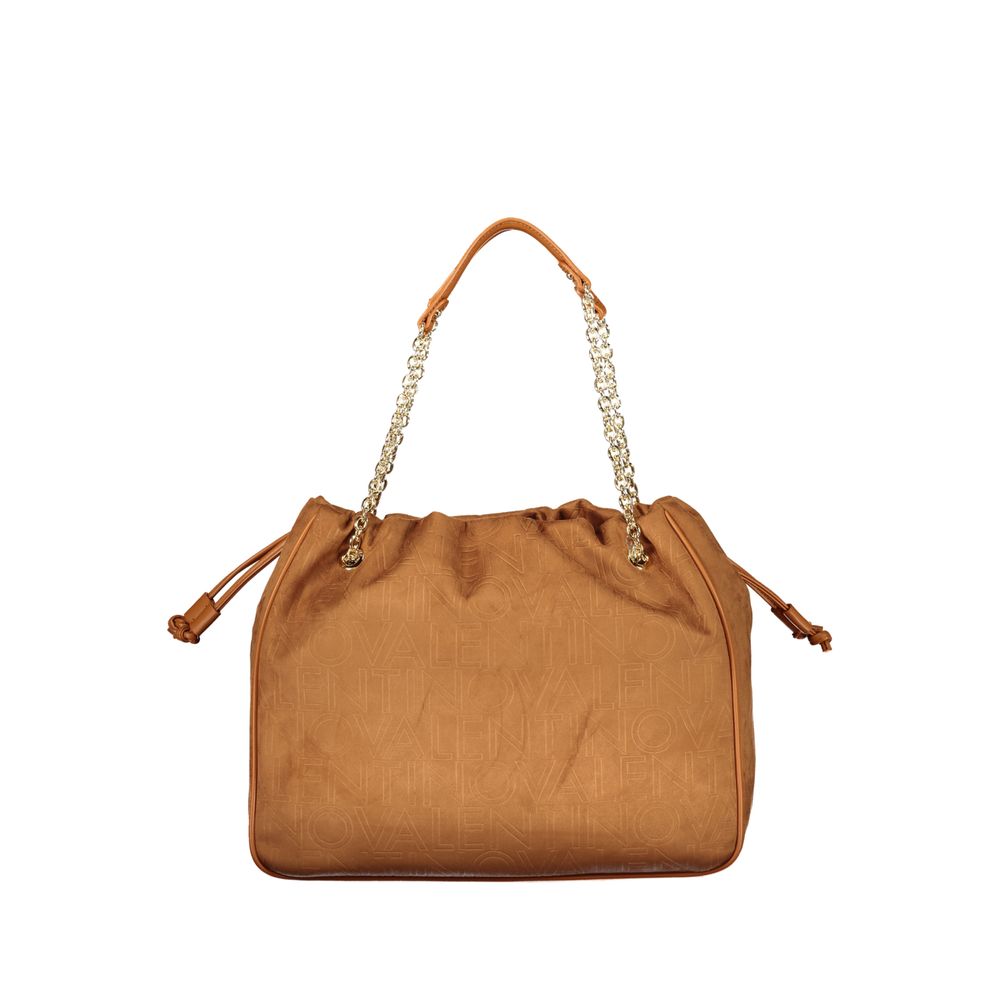 Valentino Brown Polyethylene Handbag