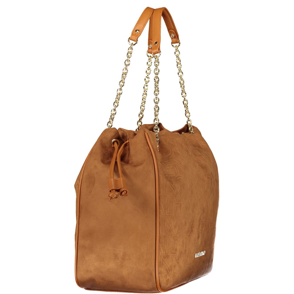 Valentino Brown Polyethylene Handbag