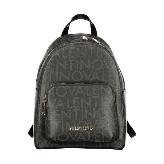 Valentino Black Polyurethane Women Backpack