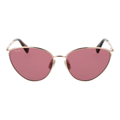 Max Mara Gold Metal Sunglasses