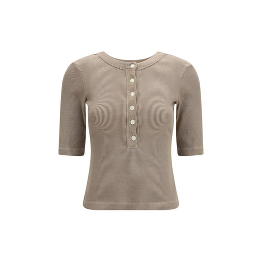 Citizens of Humanity Beige Cotton T-Shirt