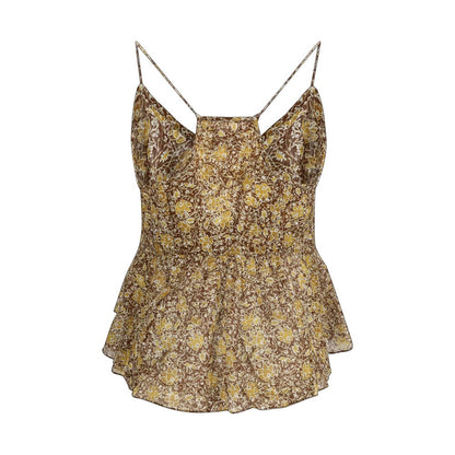 Marant Etoile Bicolor Cotton Sleeveles T-Shirt