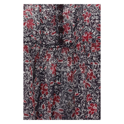 Marant Etoile Purple Cotton Pattern Shirt