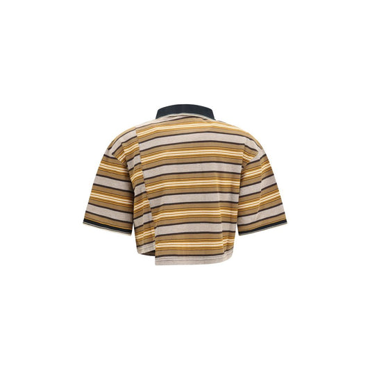Marant Etoile Beige Cotton Polo Shirt