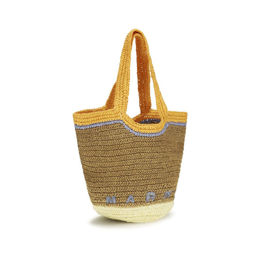Marni Orange Paper Shoulder Bag