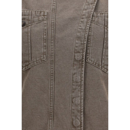 Marant Etoile Brown Cotton Casual Dress