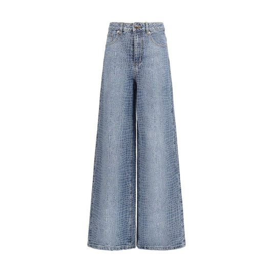 Self-Portrait Blue Cotton Jeans Denim