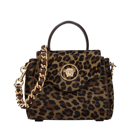 Versace Multicolor Horsehair Handbag