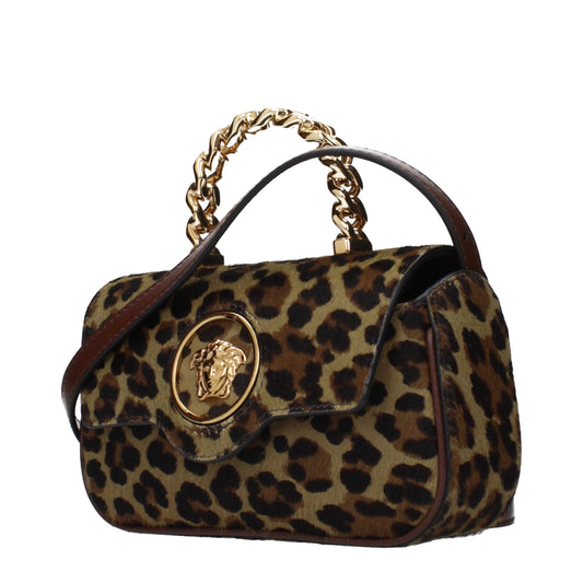 Versace Multicolor Horsehair Handbag