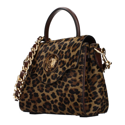 Versace Multicolor Horsehair Handbag