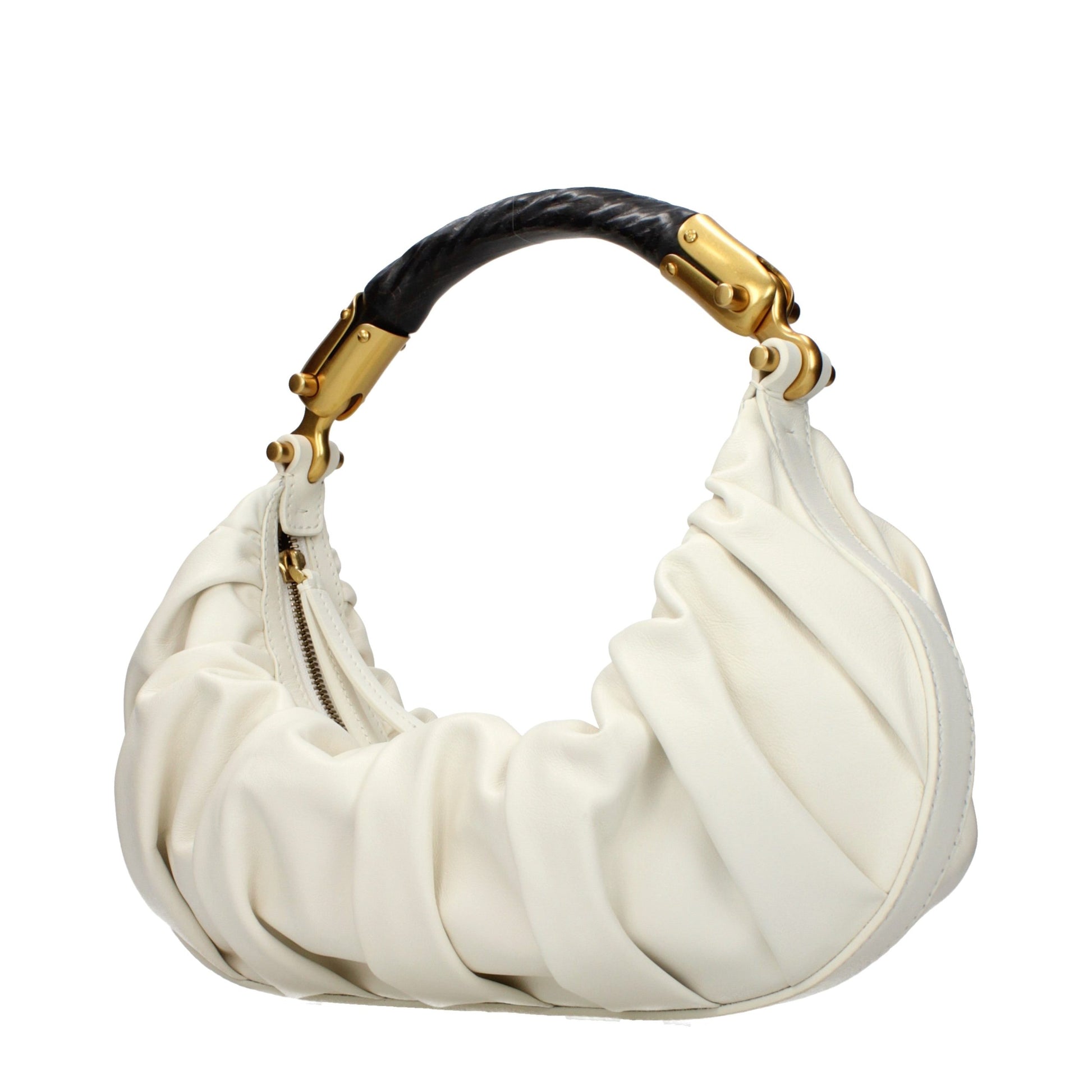 Balmain Beige Leather Handbag
