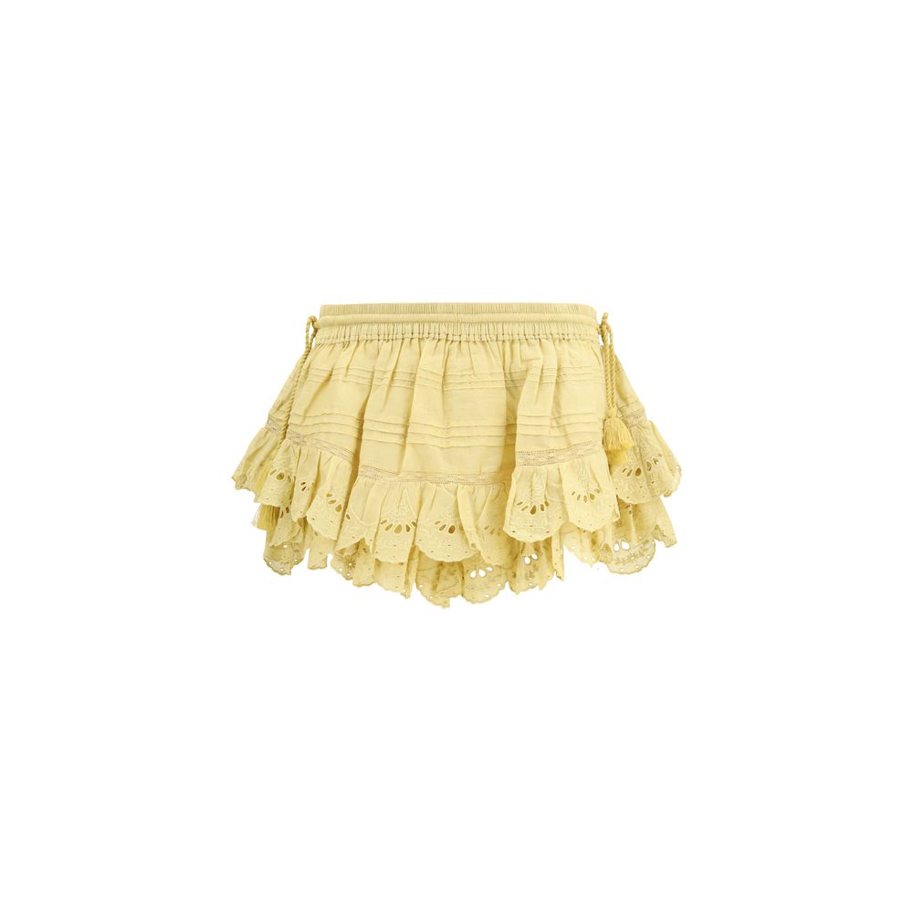 Marant Etoile Bicolor Cotton Bermuda Shorts